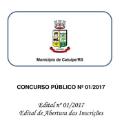 Concurso Público da Prefeitura Municipal de Catuípe