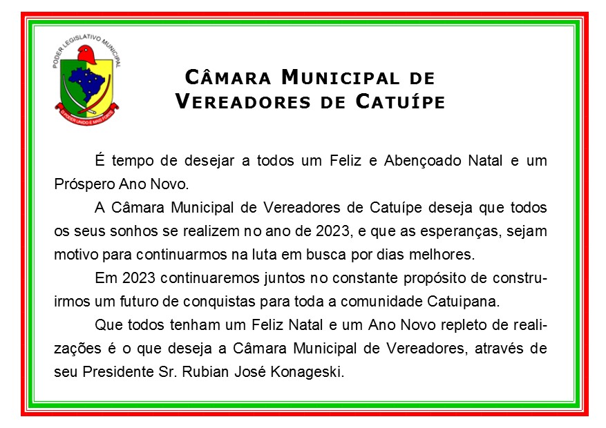 Feliz Natal e Próspero 2023!