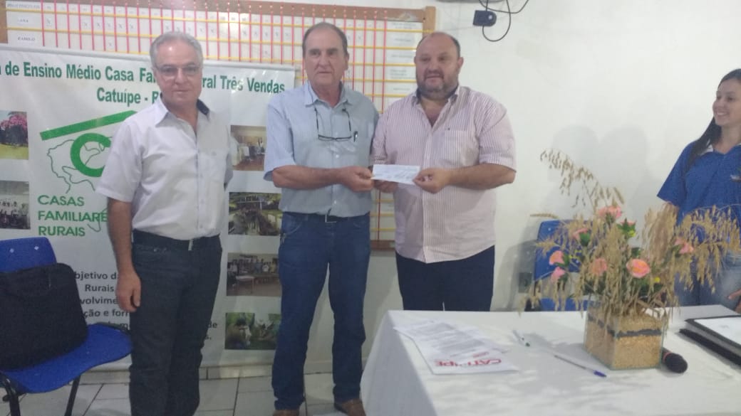 Presidente da Câmara de Vereadores participa do Seminário Regional das Casas Familiares Rurais