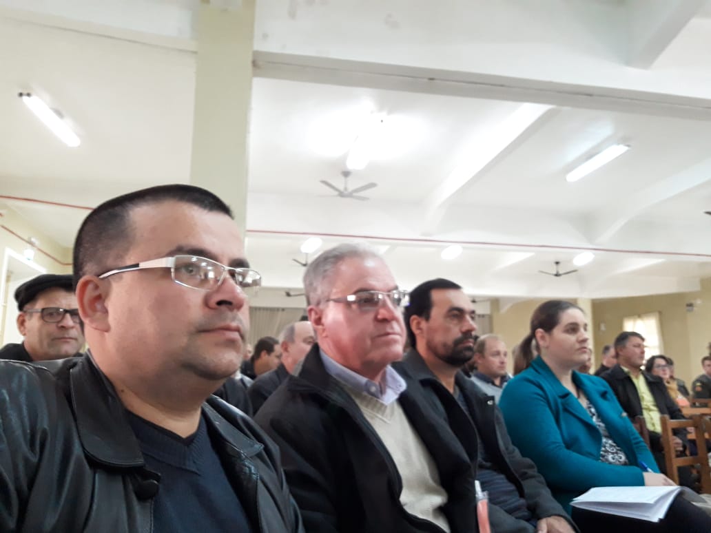 Presidente da Câmara Municipal de Vereadores e Presidente do COMUDE participam da Assembleia Regional Ampliada do Processo da Consulta Popular 2018 – 2019